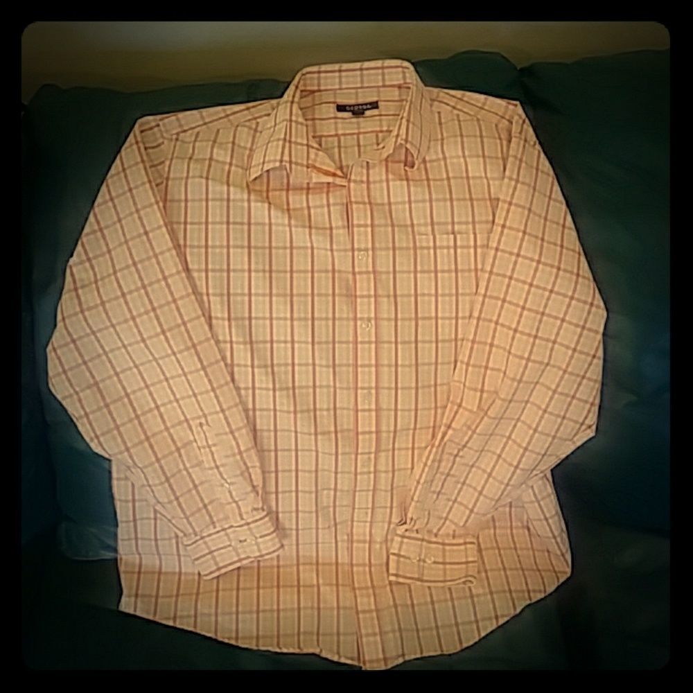 XL GEORGE LONG SLEEVE BUTTON UP